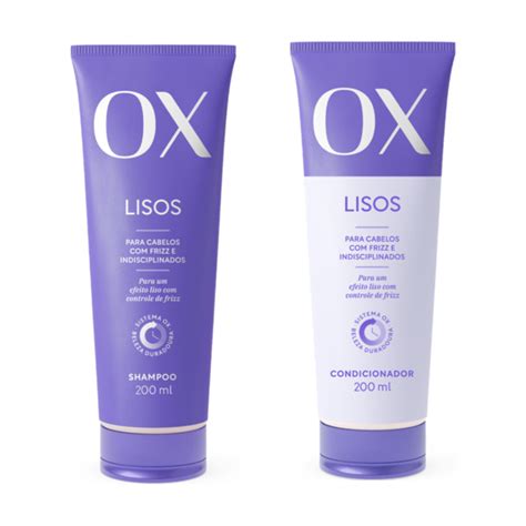 Kit Ox Lisos Shampoo E Condicionador Ml Cada