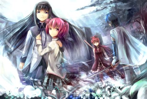 Download Sayaka Miki Kyōko Sakura Madoka Kaname Homura Akemi Anime