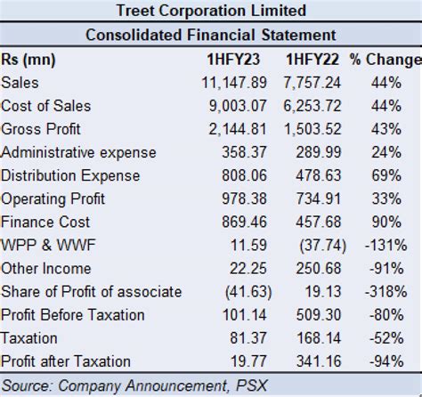 Treet Corporation Limited BR Research Business Recorder