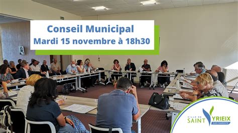 Conseil Municipal Saint Yrieix Sur Charente