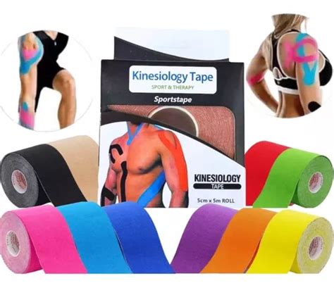 Kinesio Tape Fita Adesiva Fisioterapia Muscular Bandagem 5x5 MercadoLivre