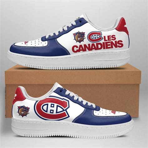 Montreal Canadiens Ice Hockey Team Nike Air Force 1 Shoes