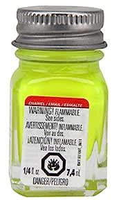 Testors Enamel Paint Open Stock 25oz Yellow Fluorescent By Testors