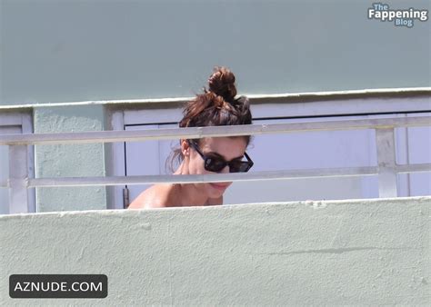 Elisabetta Canalis Sexy And Nude Seen Showing Off Her Hot Boobs In Miami Beach AZNude