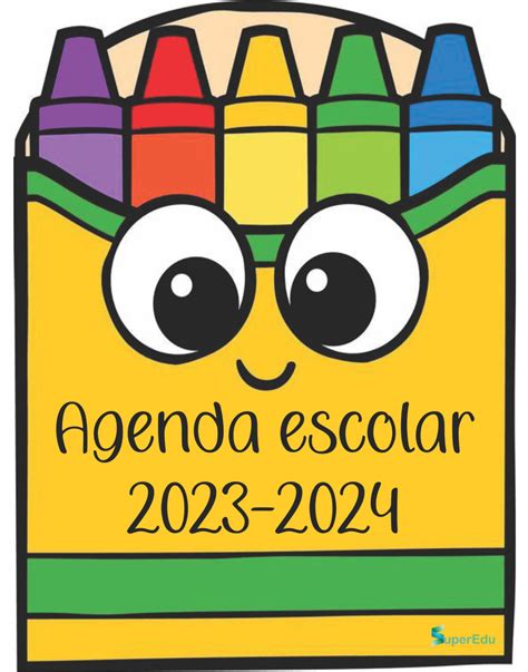 Agenda Escolar Formato Pdf Para Imprimir