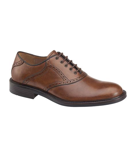 Johnston & murphy Tabor Saddle Oxfords in Brown for Men | Lyst