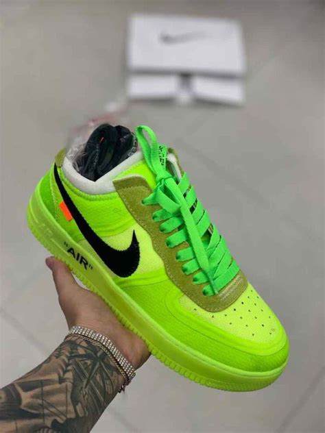 T Nis Nike Air Force Verde Neon Original Novo N Mero Unissex T Nis