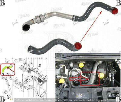 Renault Megane Ii Scenic Ii Mk Dci Intercooler Turbo Hose Pipe