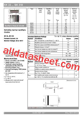 Sk Datasheet Pdf Semikron International