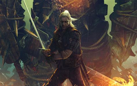 Geralt Of Rivia The Witcher Wallpaper By Cd Projekt Red 742909