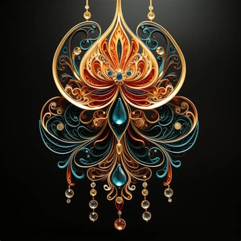 Premium Ai Image Ornament Islamic Kaligrafi
