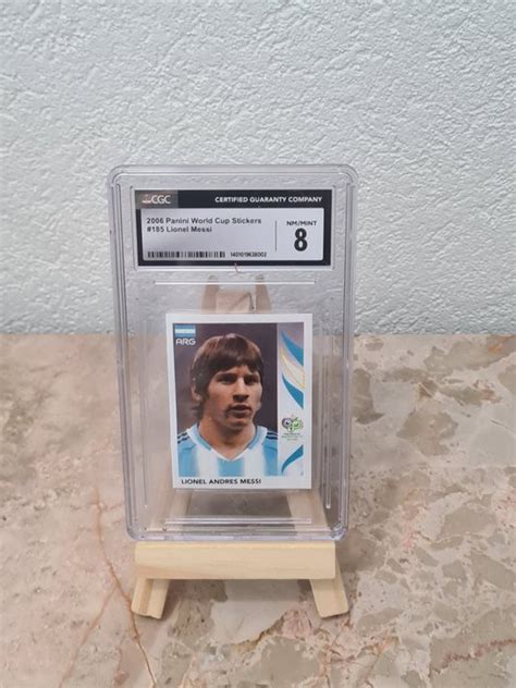 2006 Panini World Cup Lionel Messi 185 WC Rookie 1 Graded