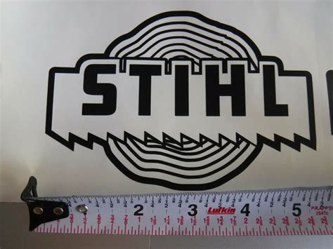 OLD SCHOOL STIHL Sticker Matte Black Custom Decal 4 X 5 5 Chainsaw