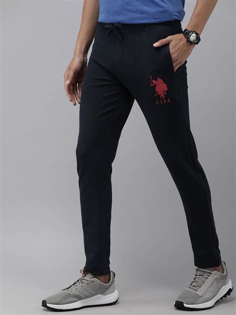 Buy Us Polo Assn Men Slim Fit Pure Cotton Track Pants Track Pants