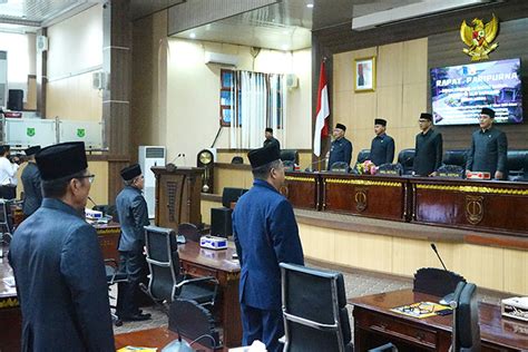 Dprd Muba Gelar Paripurna Penyampaian Lkpj Bupati Muba Tahun