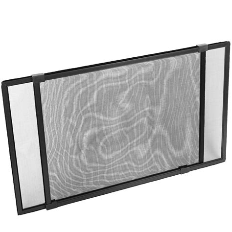 Sliding Mosquito Net For Window 50 Cm X Max 142 Cm Black Aluminum