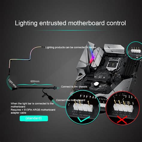 Led Strip Rgb Pin Led Headers For Pc Computer C Grandado