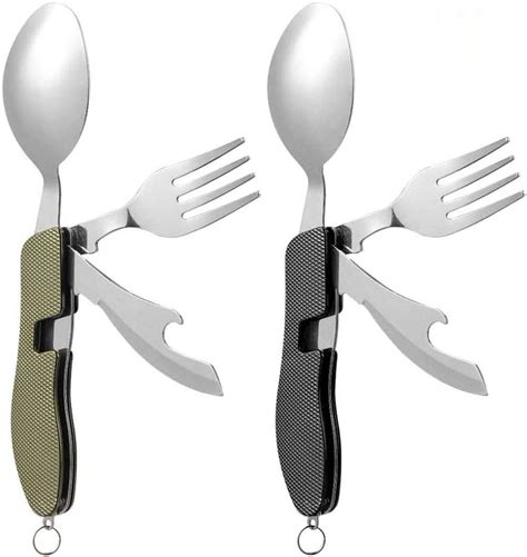 Amazon Pcs Detachable Camping Utensils Cutlery Set Caudblor