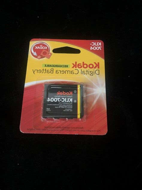 Kodak Li Ion Rechargeable Battery Klic