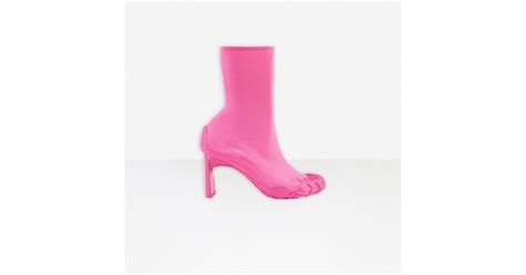 Balenciaga Heeled Toe in Pink | Lyst