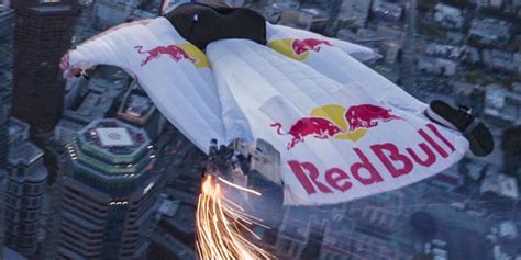 Red Bull Air Force Wingsuit Flight During La Supermoon