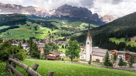 Wallpaper Id Landscape Trentino Alta La Villa Cathedral