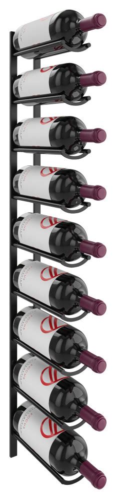 Vino Rails Flex Mag 45 Wine Rack 9 Bottles Matte Black