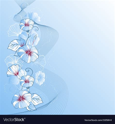 Stylish abstract floral background design Vector Image