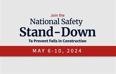 Get Ready For The National Safety Stand Down To Prevent Falls In Construction Sheqpghonline