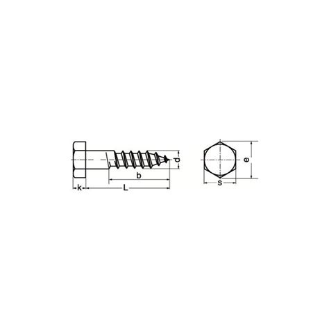 Tirefond T Te Hexagonale Inox A Qualit Professionnelle Champion