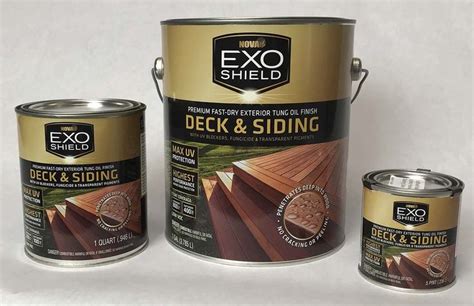 Exoshield Marine Grade Tung Oil Deck Stain Staining Wood Staining