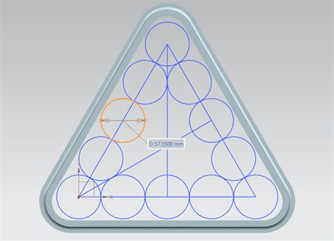 Standard 2 1/4 inch ball size pool rack by adrianni | Download free STL model | Printables.com