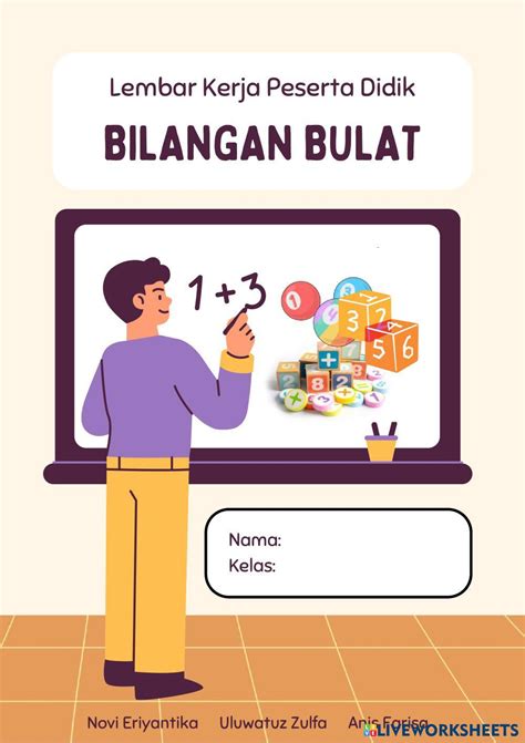 Lkpd Bilangan Bulat Live Worksheets