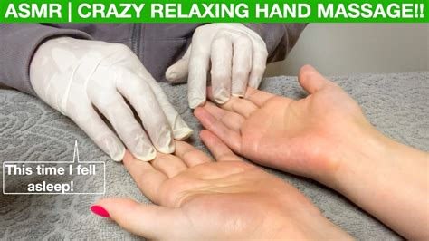 Asmr Crazy Relaxing Hand Massage I Literally Fell Asleep 😴 Youtube