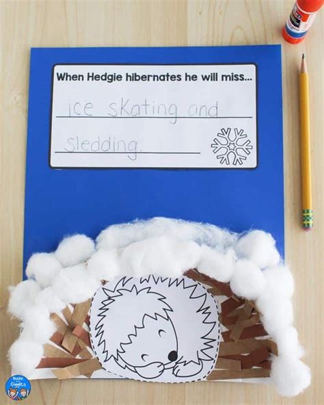 Hibernation Craft Activity for The Snowy Nap | Hibernation preschool ...