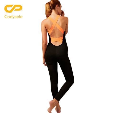 Codysale Fitness Jumpsuits For Women Rompers Aerobics Skinny Sexy