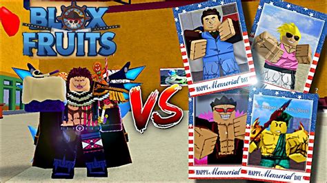 Dough Fruit VS Bosses & Admirals (blox fruits) update 20 | Happy memorial day, Roblox, Memorial day