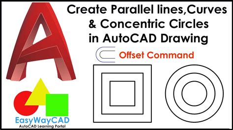 How To Use Offset Command In AutoCAD Software YouTube