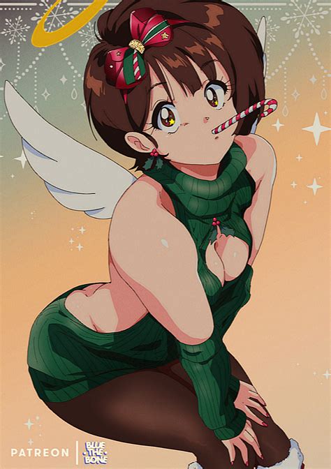 RETRO Bluesona Christmas Angel OC By Bluethebone Hentai Foundry
