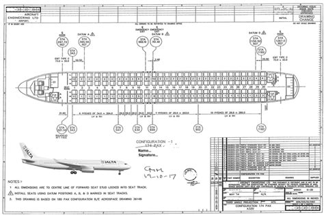 Location Of Passenger Accommodations LOPA IALTA