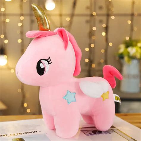 Unicornio Peluche Rosa