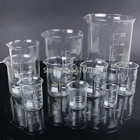 Frasco De Vaso De Vidrio Transparente Para Laboratorio Qu Mico Frasco