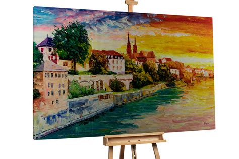 Commander Peinture L Huile City Glow Kunstloft