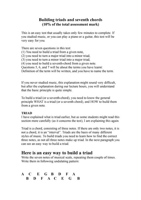 Explaining Test Test Requirements Building Triads And Seventh