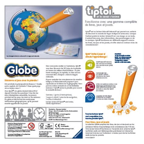 Tiptoi Globe Interactif