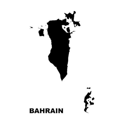 Premium Vector Bahrain Map Icon