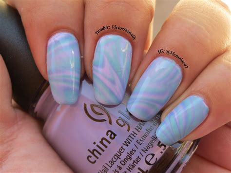 Water Marble Nails Nail Art Nails Nail Art I Love Nails