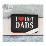 I Love Hot Dads Mini Notebook Cover