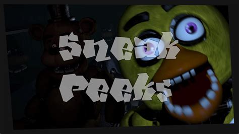 Five Nights At Freddys Sneak Peeks Youtube