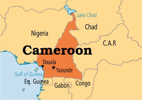 Douala Port Cameroon Map